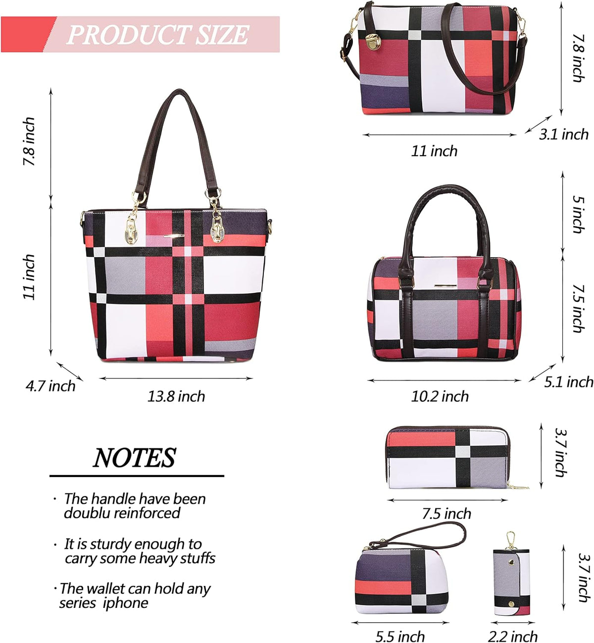 Designer Purses and Handbags for Women Satchel Shoulder Bag Tote Top Handle Bag