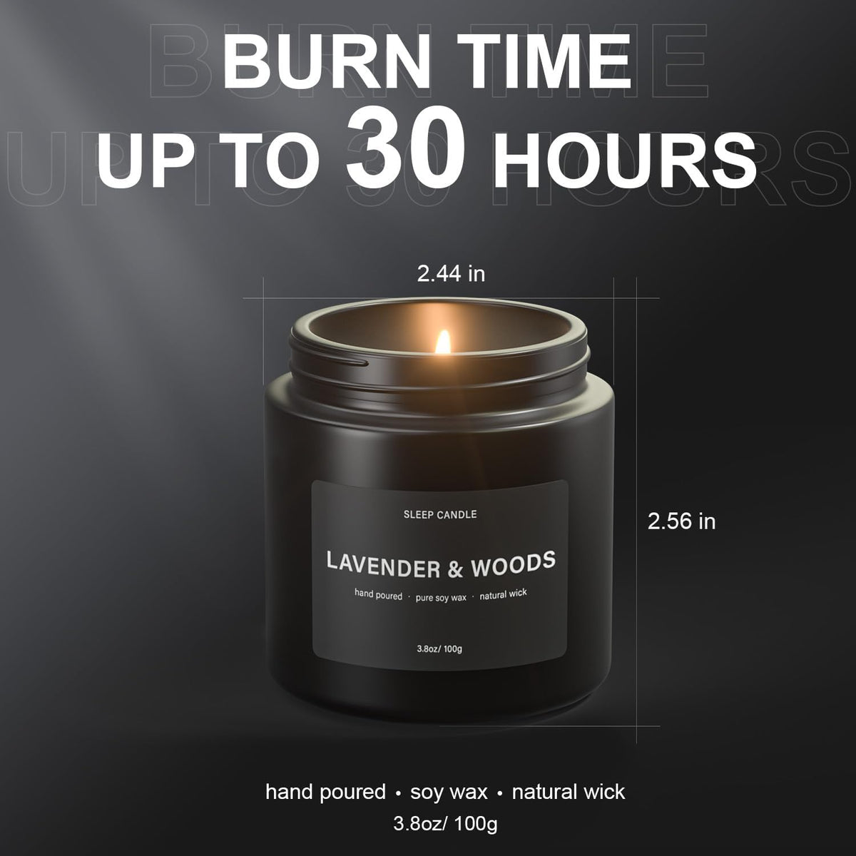 Candles for Home - Scented Candle Set for Stress Relief and Sleep, Birthday Gifts for Men