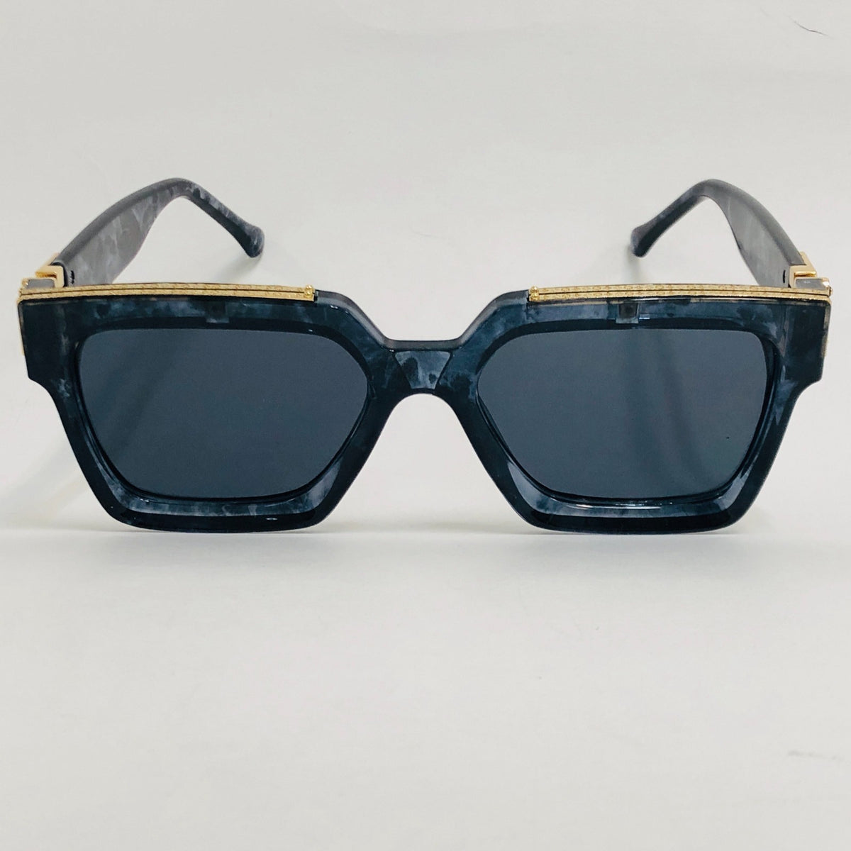 Gold Frame Large Size Sunglasses Men Women Shades Elegant Retro Classic Hip Hop