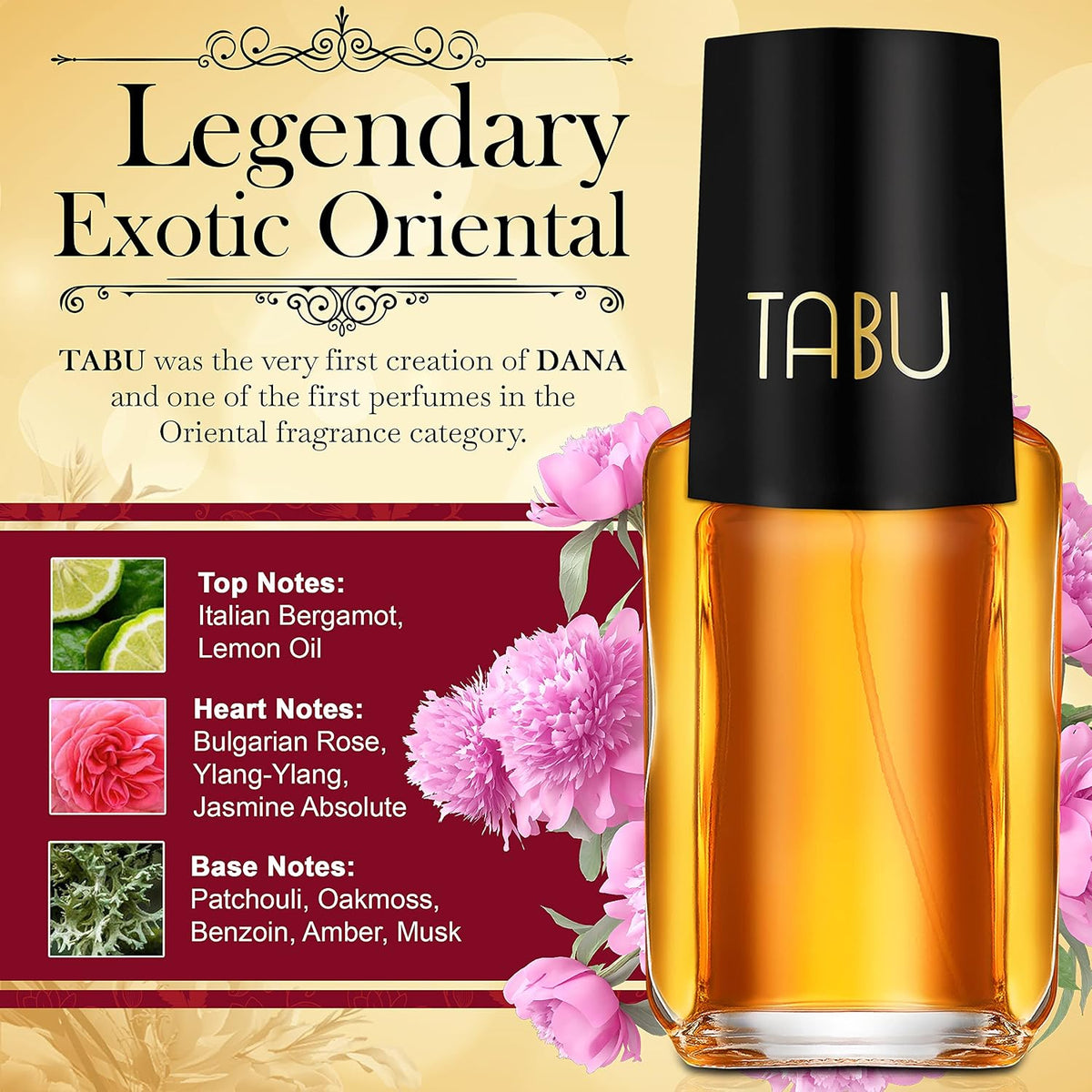 TABU EAU DE COLOGNE SPRAY 2.3 FL. OZ. by CLASSIC FRAGRANCES
