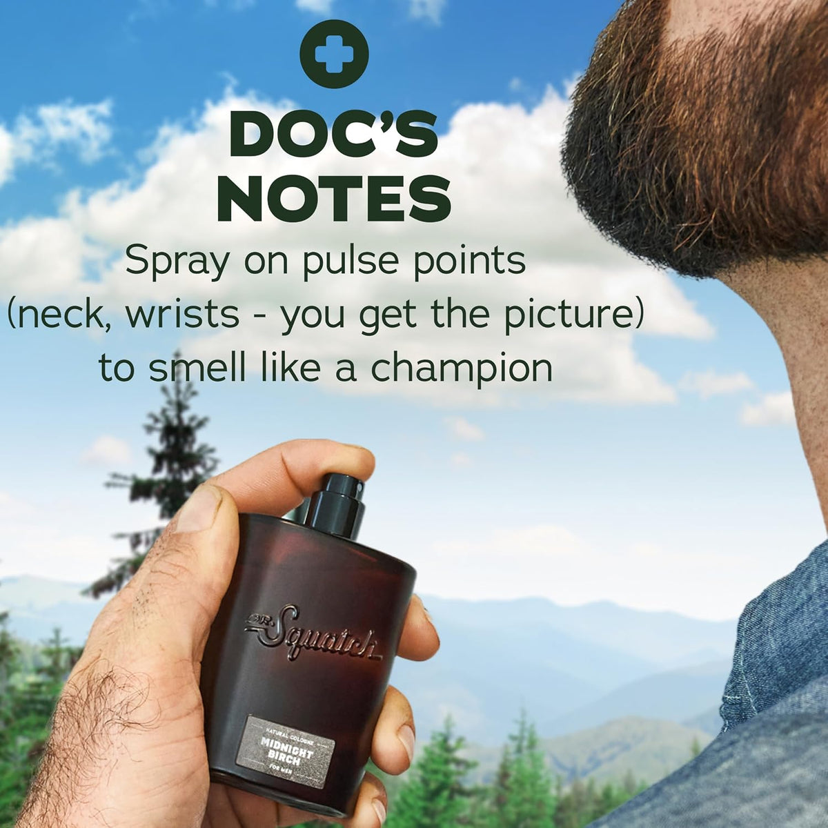 Natural Cologne for Men, Midnight Birch Men&