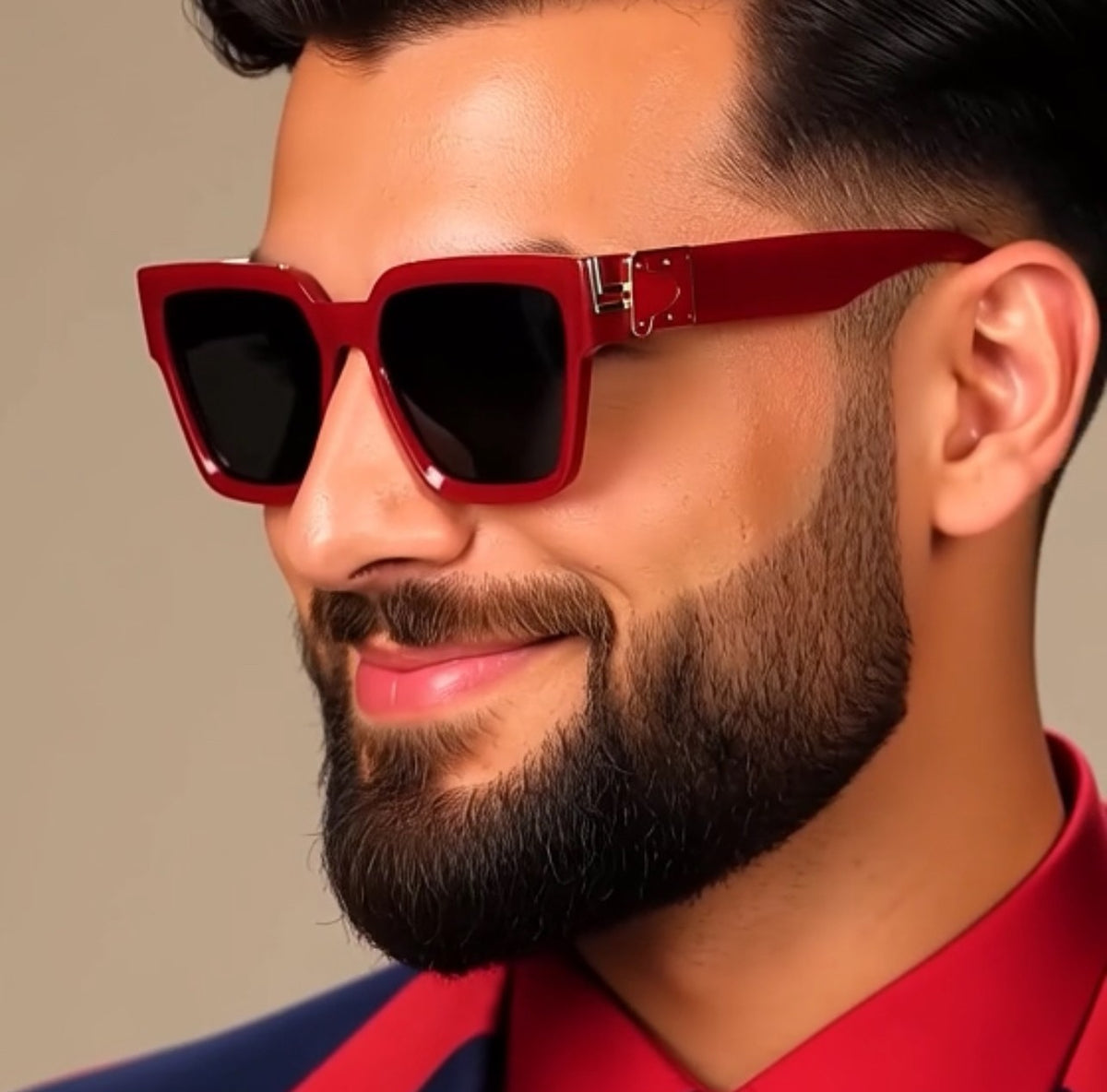 Gold Frame Large Size Sunglasses Men Women Shades Elegant Retro Classic Hip Hop