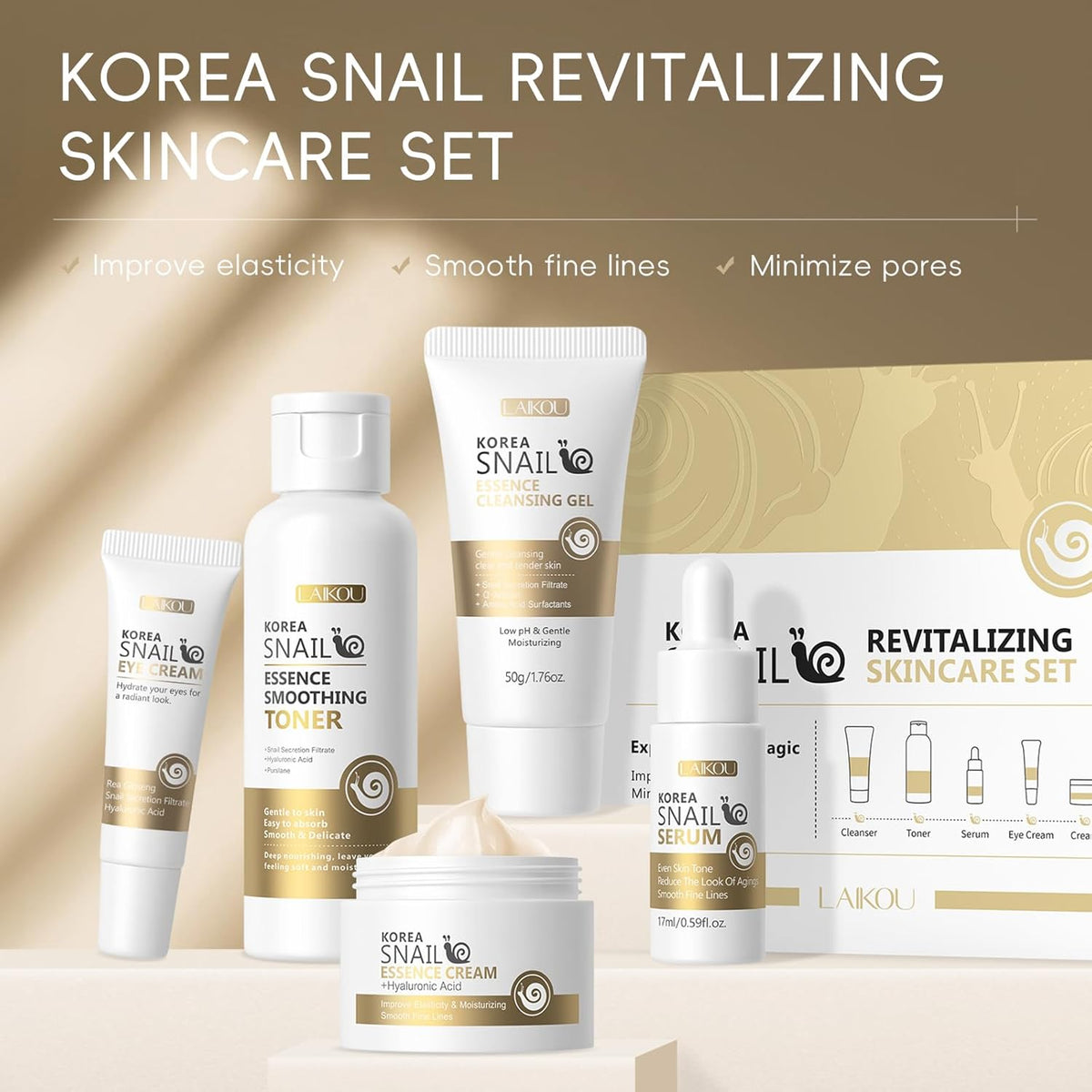 Korean Skin Care, Skin Care Set, Face Mask, Eye Mask, Lip Mask 20Pcs