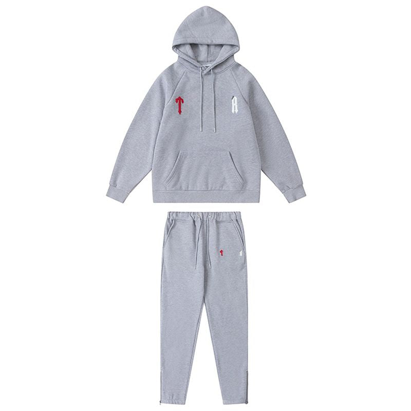 Mens Tracksuits Trousers Shooters Set Designer Hoodies Streetwear Sweatshirts Sports Suit Embroidery Plush Letter Decoration Thick Hoodies Men Pants