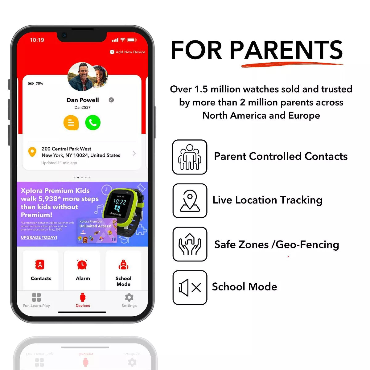 Xplora X6Play Kids Smartwatch Cell Phone with GPS Tracker