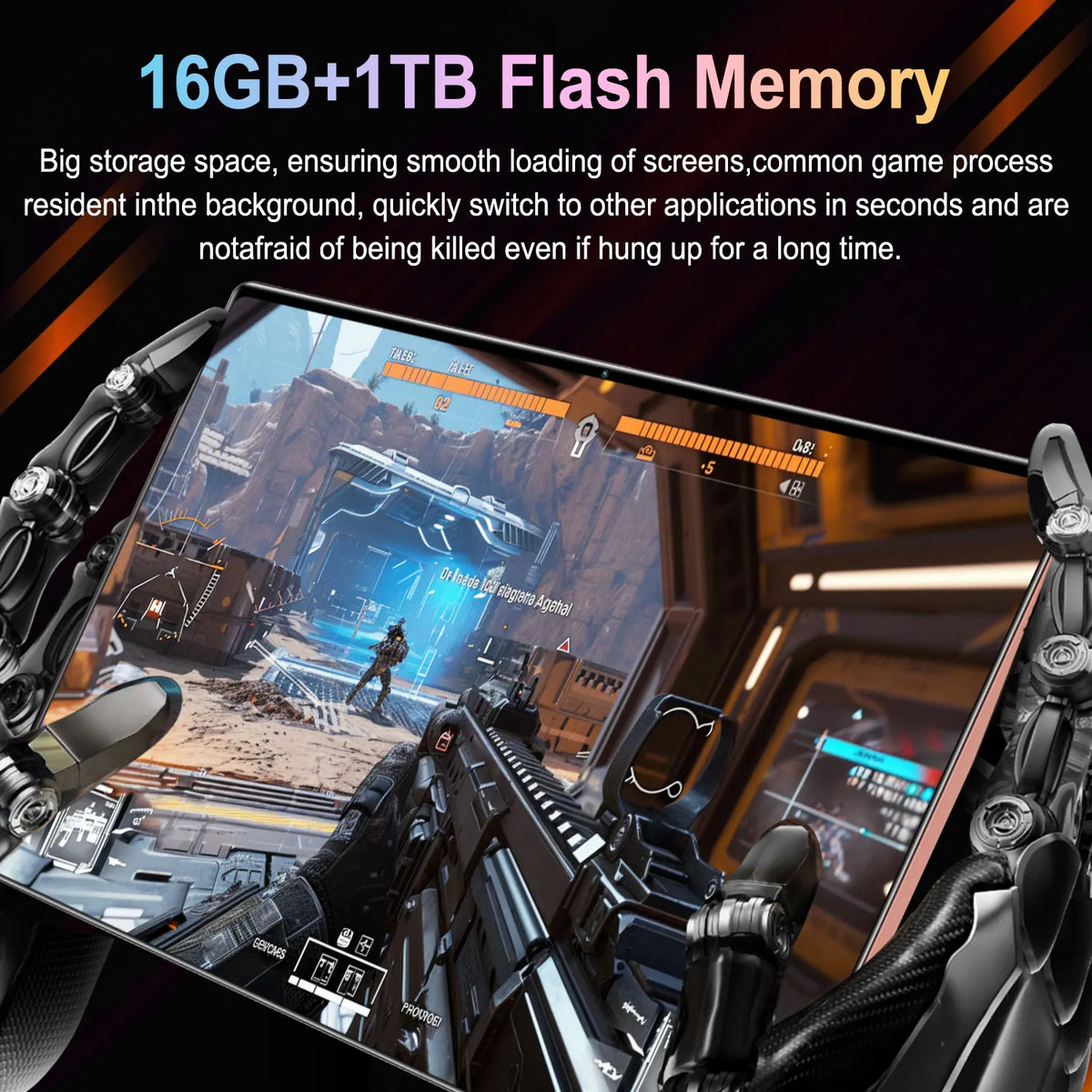 2026 Original 5G Pad 16GB Ram 1TB Rom 10.36inch 12000mAh Android13 Bluetooth 10core WIFI Office GPS HD Tablet with keyboard