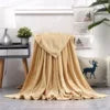 KUYUE Super Soft Flannel Blanket Multiple Colors Available