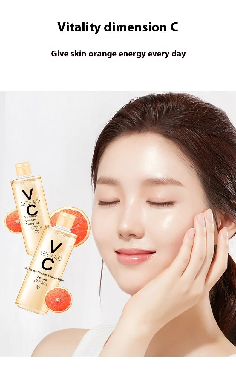 Heyxi VC Sweet Orange Toner 300ml Organic Moisturizing Facial Spray