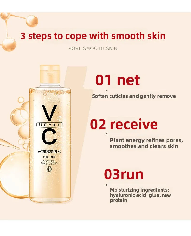 Heyxi VC Sweet Orange Toner 300ml Organic Moisturizing Facial Spray