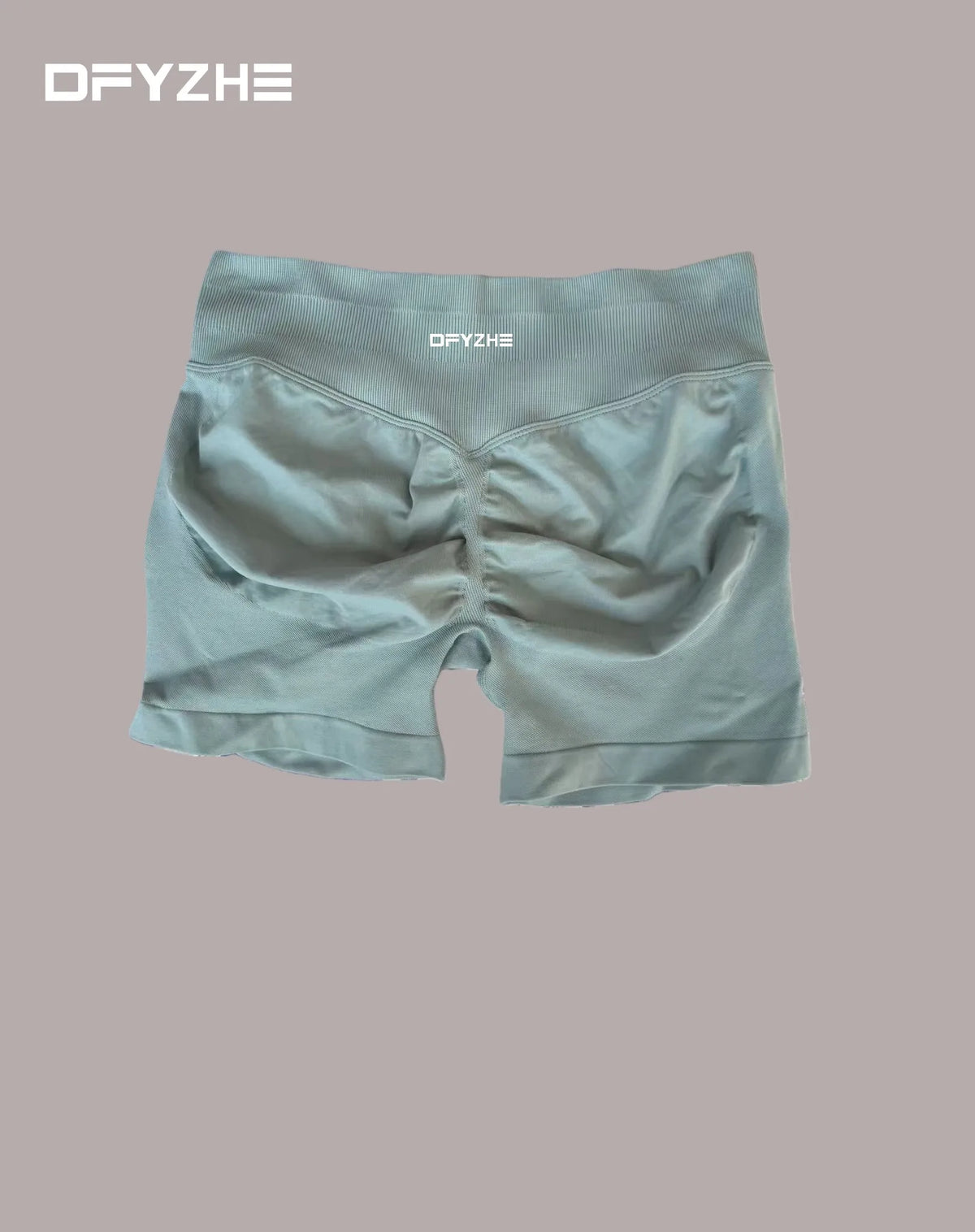 DFYZHE 4.5-inch yoga gym shorts, waist cinching and hip lifting shorts, seamless yoga shorts