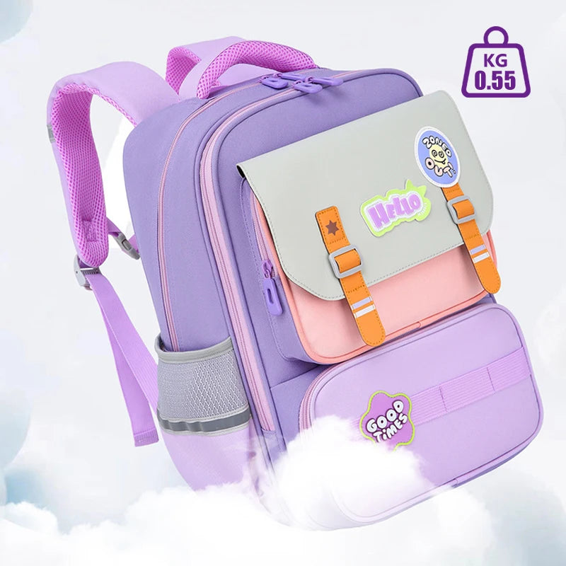 Primary school student backpack boy backpack children&