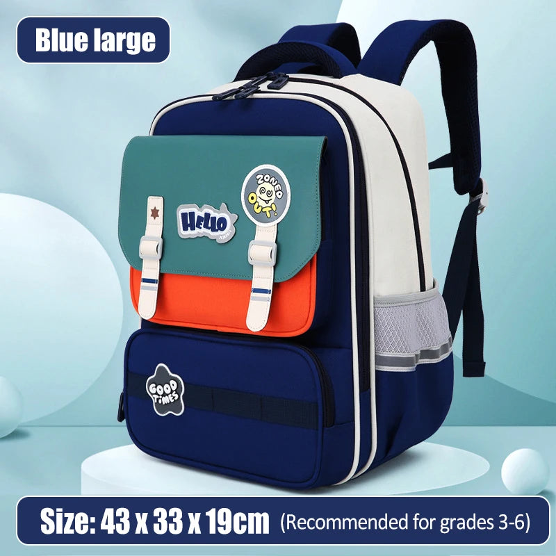 Primary school student backpack boy backpack children&