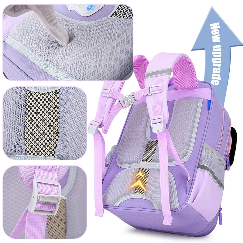 Primary school student backpack boy backpack children&