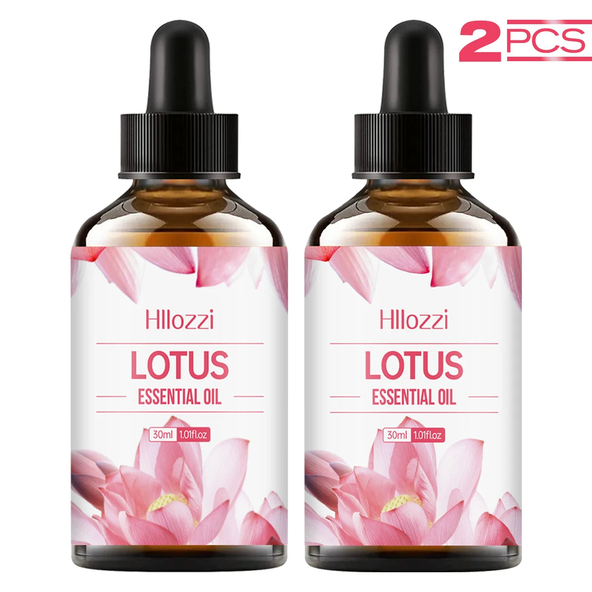 Lotus Essential Oil - Moisturizing, Hydrating Deep Treatment Oil for Face, Body, Nails, Hair and Eyelashes, Formaldehyde Free.