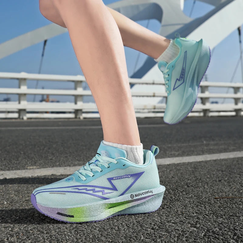 Running Shoes Carbon Board Speciality Marathon Men Sports Breathable Lightweight Women&