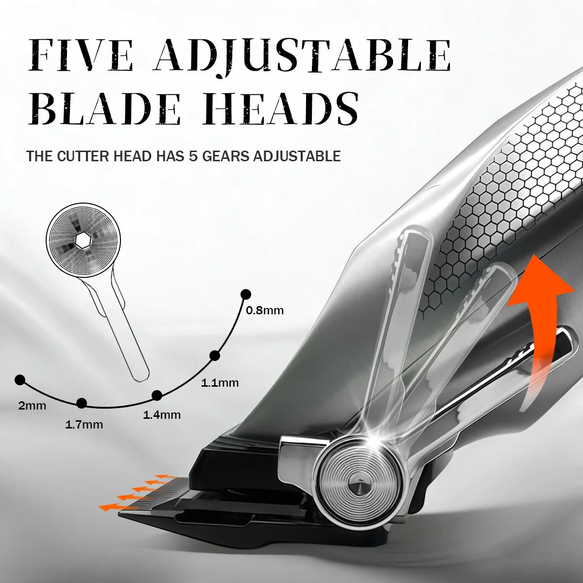 Kemei Hair Trimmer Professional Hair Clipper Electric Haircut Machine Rechargeable Hair Clipper 0 MM Trimmer for Men KM-3023-702
