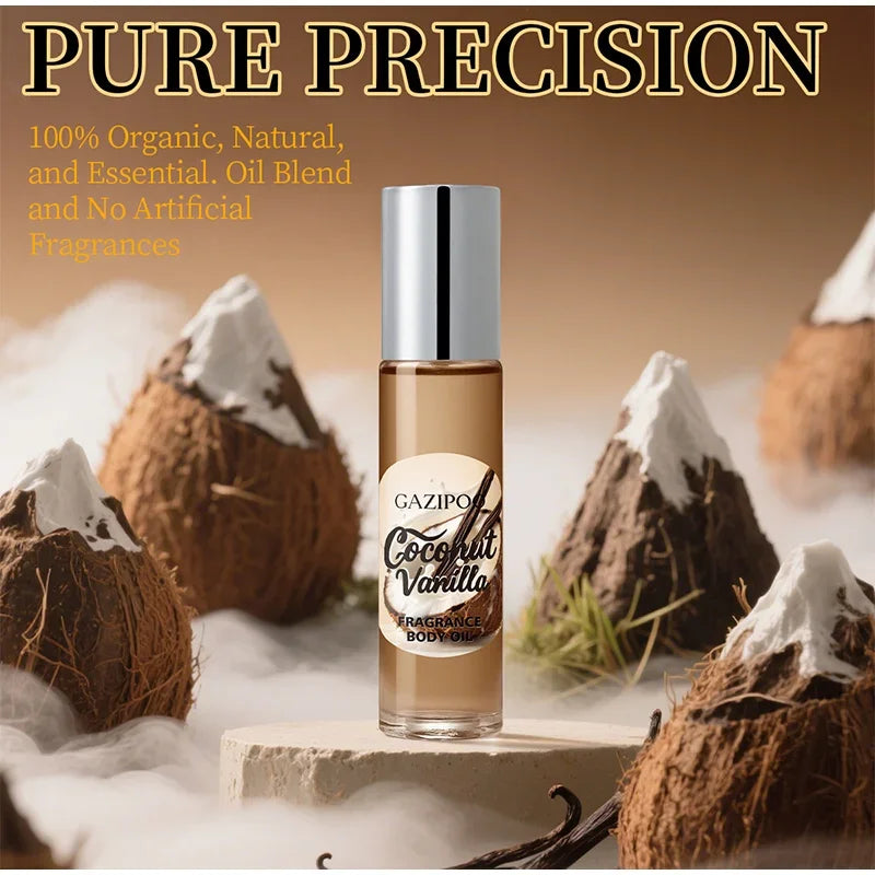 New Premium Unisex Coconut Fragrance Long-lasting Fresh Coconut Milk Gourmet Fragrance Alcohol-free Sandalwood Women&