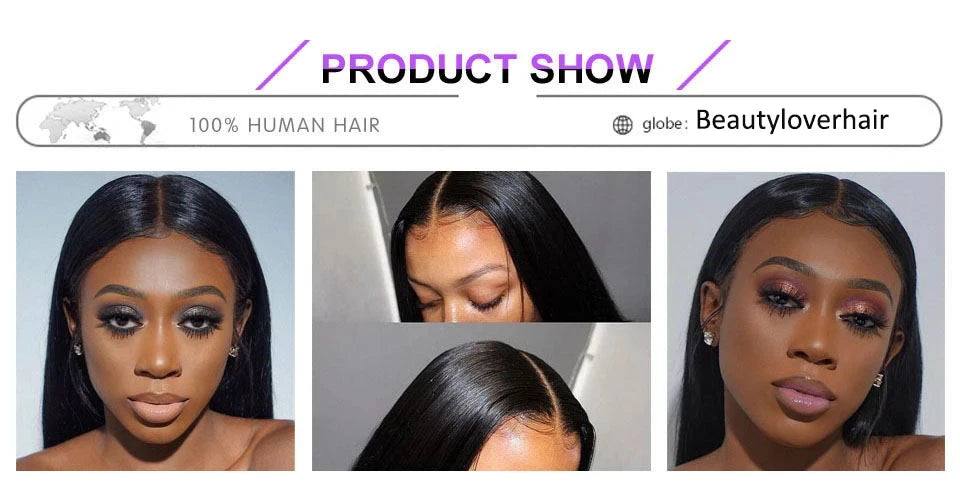 30" Water Wave Glueless Human Hair Wig – 6x4 Pre-Cut Lace