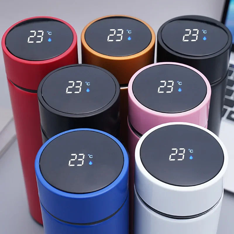 500ML Intelligent Insulated Mug Thermos Flask Tea Water Separation Stainless Steel Vacuum Kettle Coffee Mug Thermos Mug
