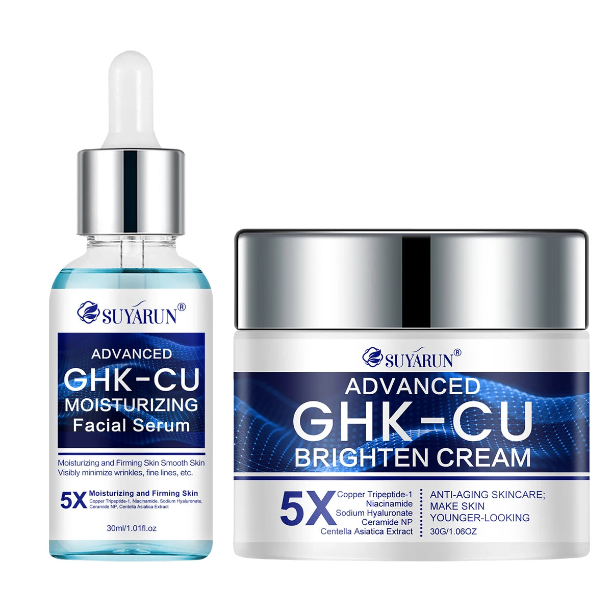 Suyarun GHK Cu Cream And Serum Anti Aging Facial Moisturizer For Women