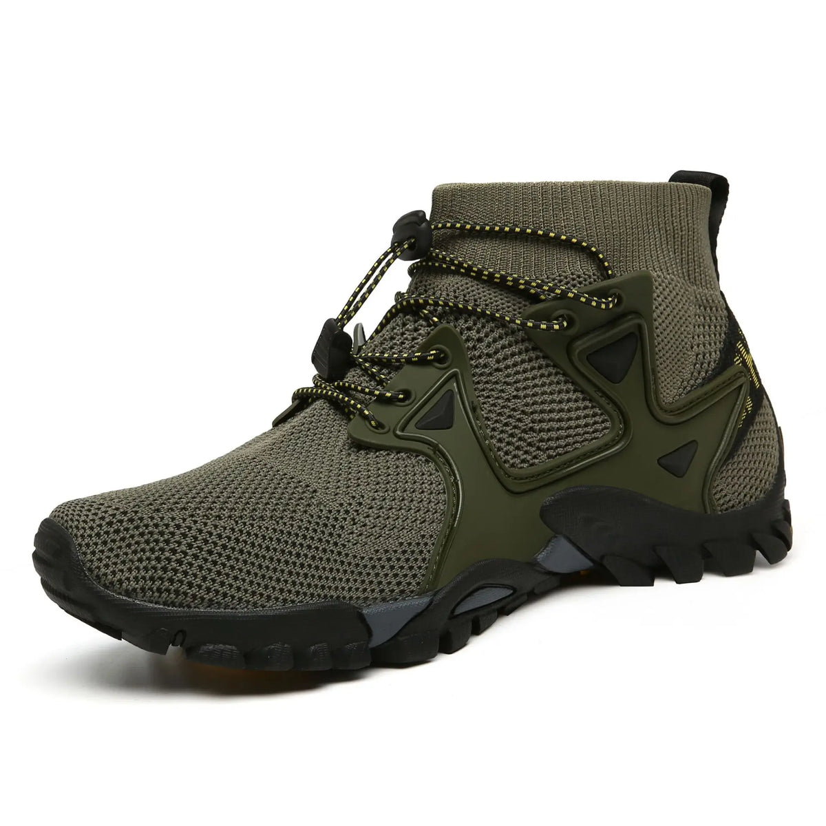 Shoes for Men Walking 2023 Summer New High Top Boots Breathable Mesh Mountaineering Outdoor Comfortable Leisure Travel Sneakers