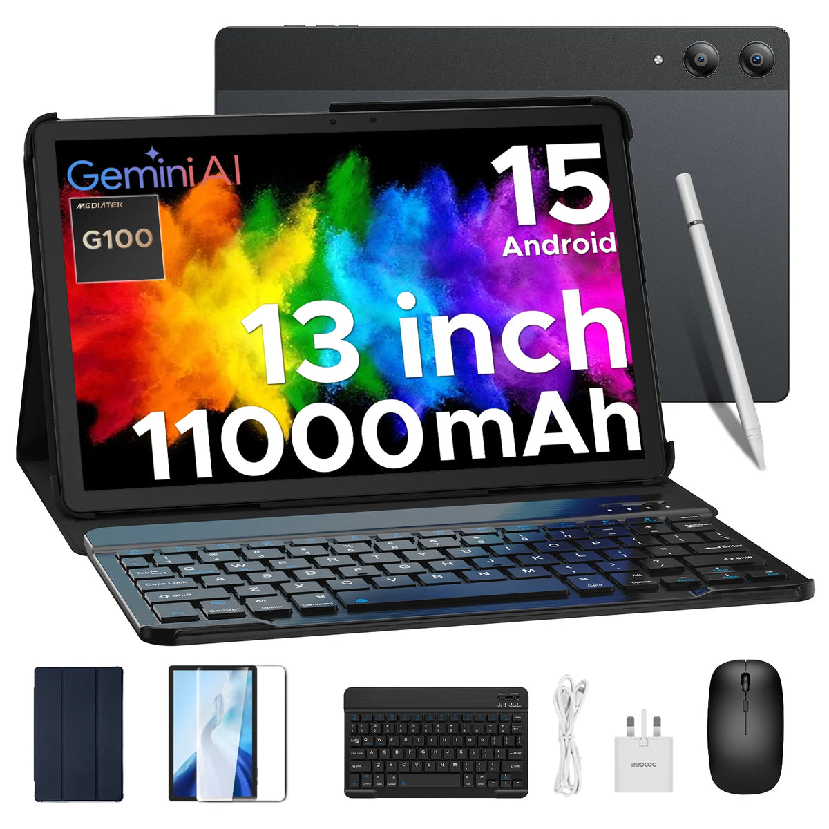 DOOGEE Tab E3 Pro 2 in 1 Tablet PC Gemini AI 13&