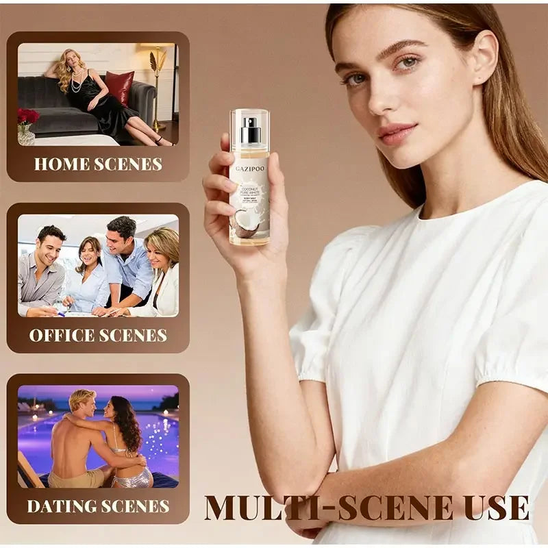 New Premium Unisex Coconut Fragrance Long-lasting Fresh Coconut Milk Gourmet Fragrance Alcohol-free Sandalwood Women&