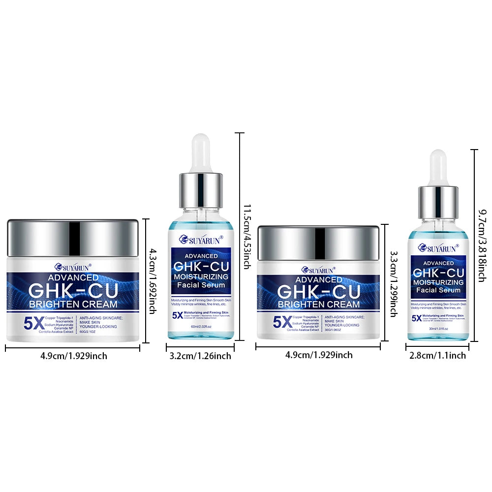 Suyarun GHK Cu Cream And Serum Anti Aging Facial Moisturizer For Women