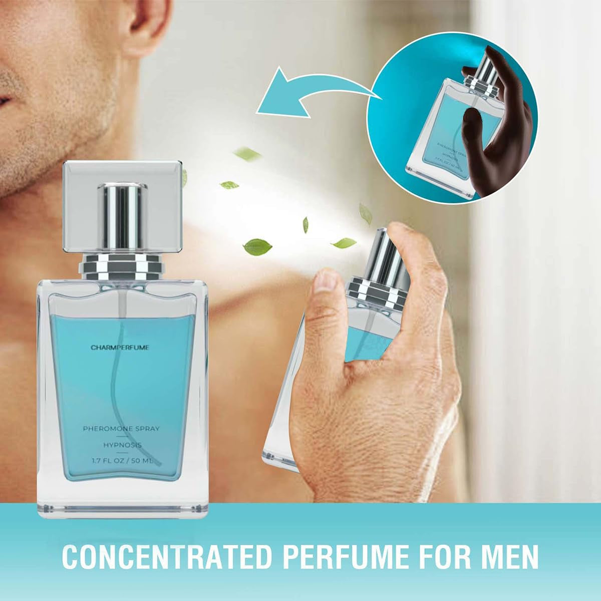 Hypnosis Cologne Fragrances for Men (Pheromone-Infused), Charm Fragrance, Charm Cologne, Cologne for Men