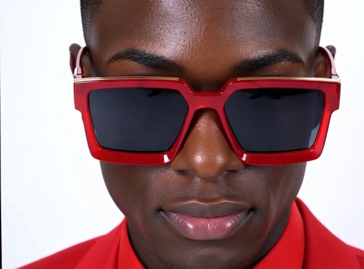 Gold Frame Large Size Sunglasses Men Women Shades Elegant Retro Classic Hip Hop