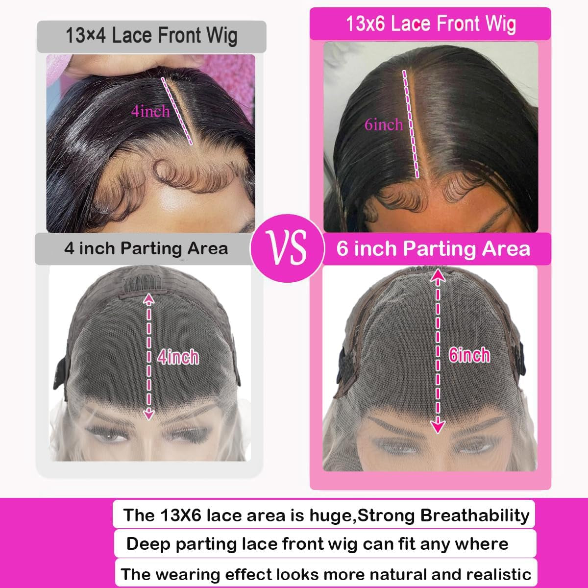 13X6 Body Wave Lace Front Wigs Human Hair 30 Inch HD Transparent 220% Density Glueless Wigs Human Hair Pre Plucked with Baby Hair for Black Women