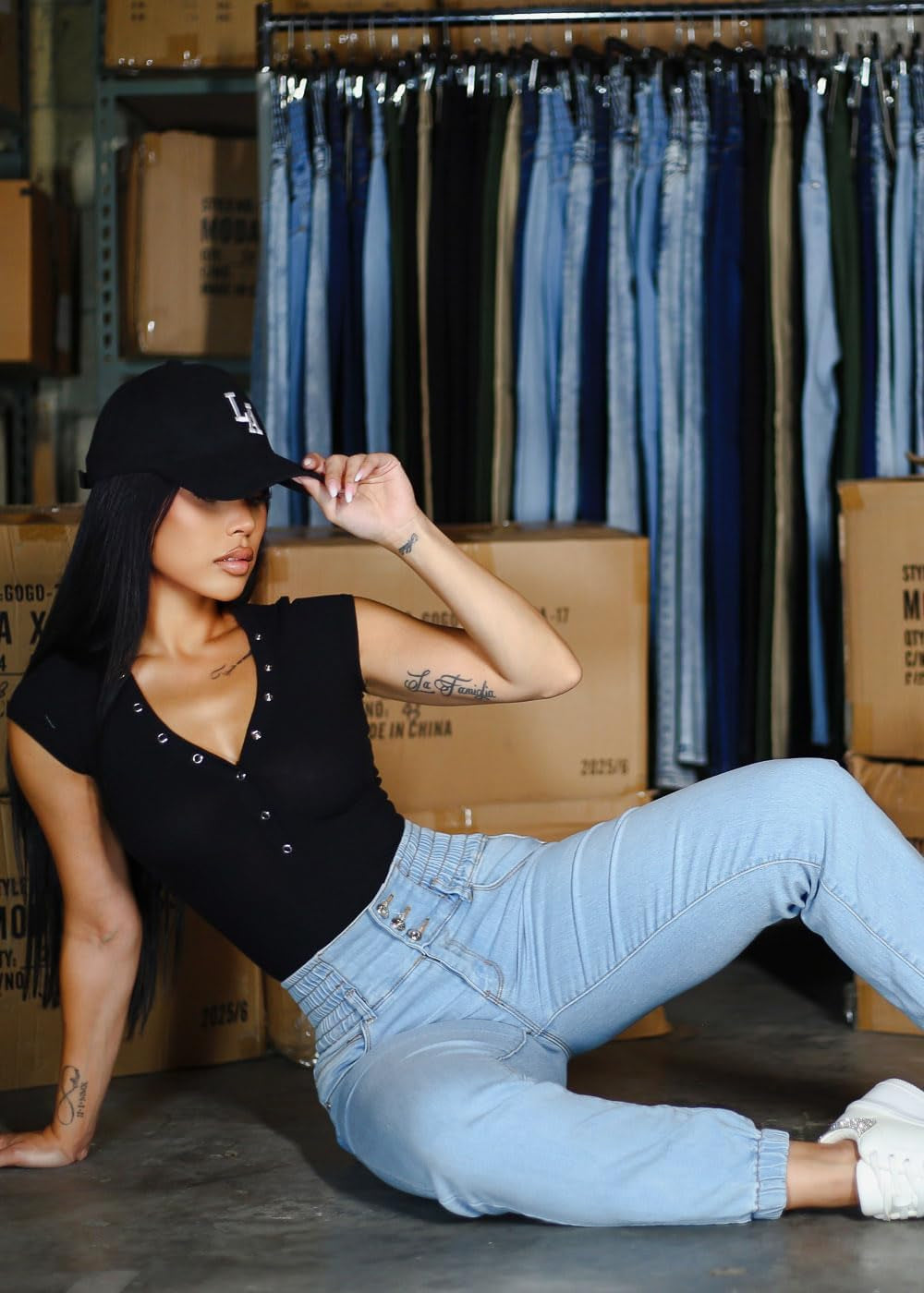 Ultra High Waisted Jeans for Women - Skinny Jeans - Stretchable Slim Fit Jeans