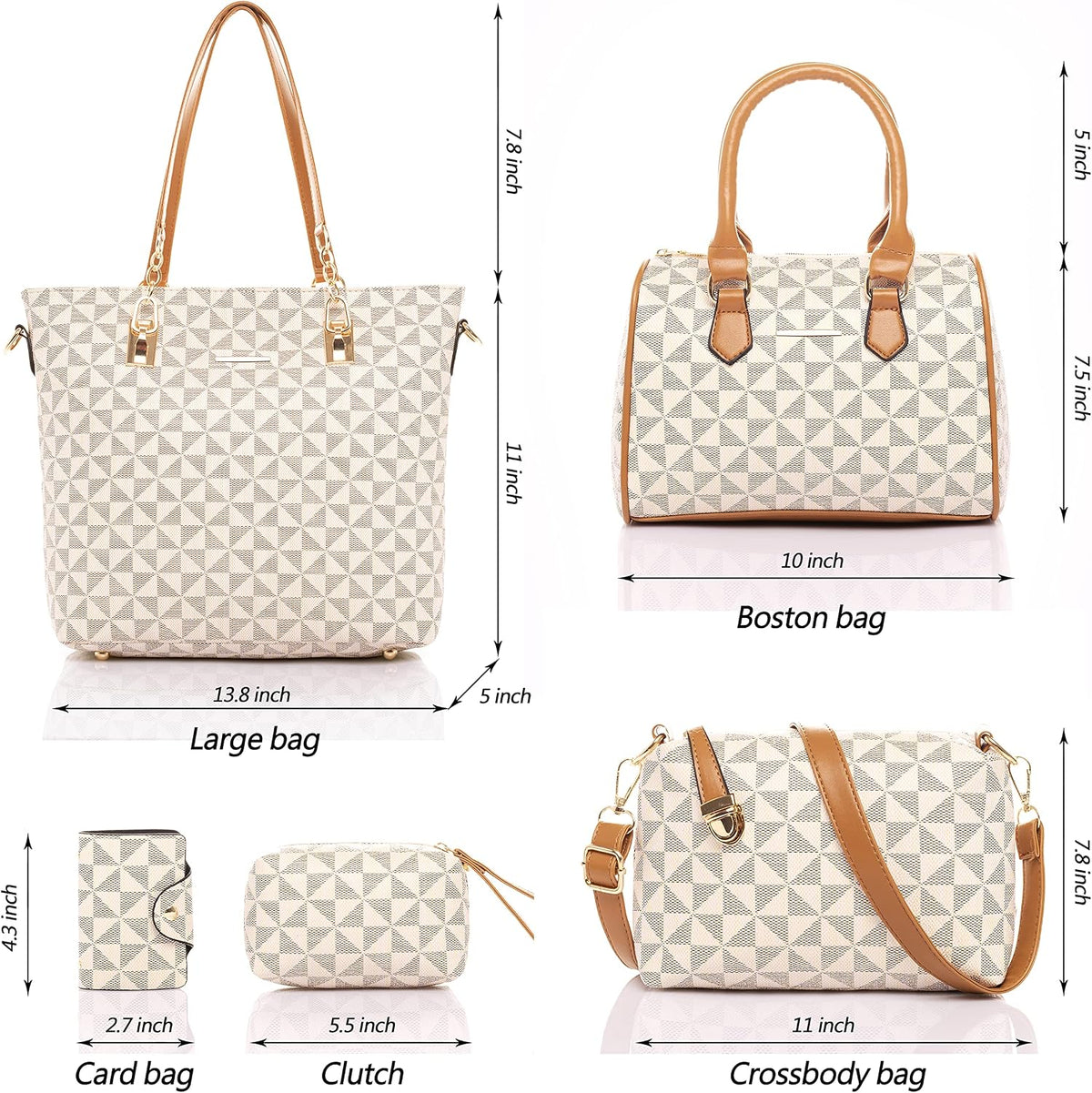 Designer Purses and Handbags for Women Satchel Shoulder Bag Tote Top Handle Bag