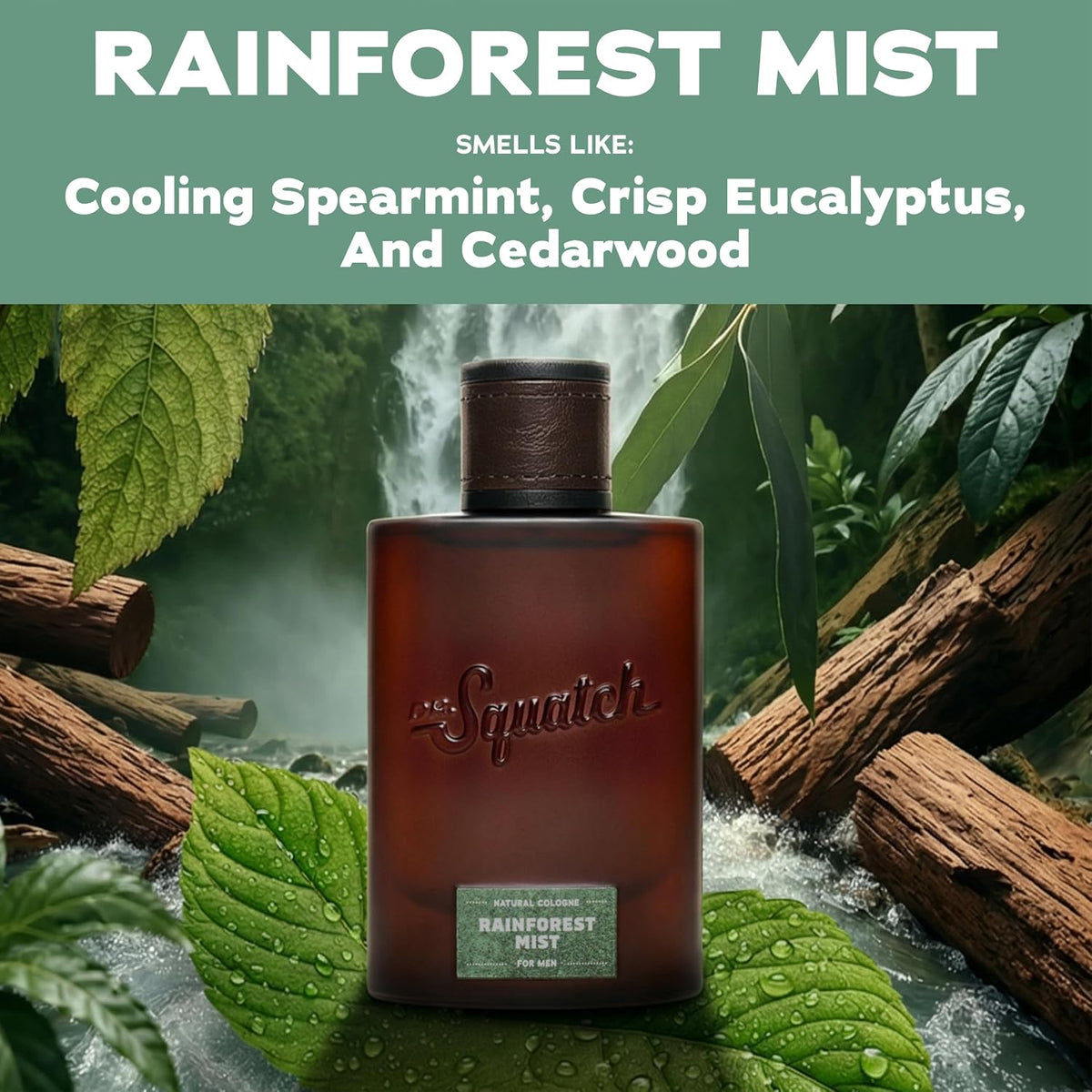 Natural Cologne for Men, Rainforest Mist Men&