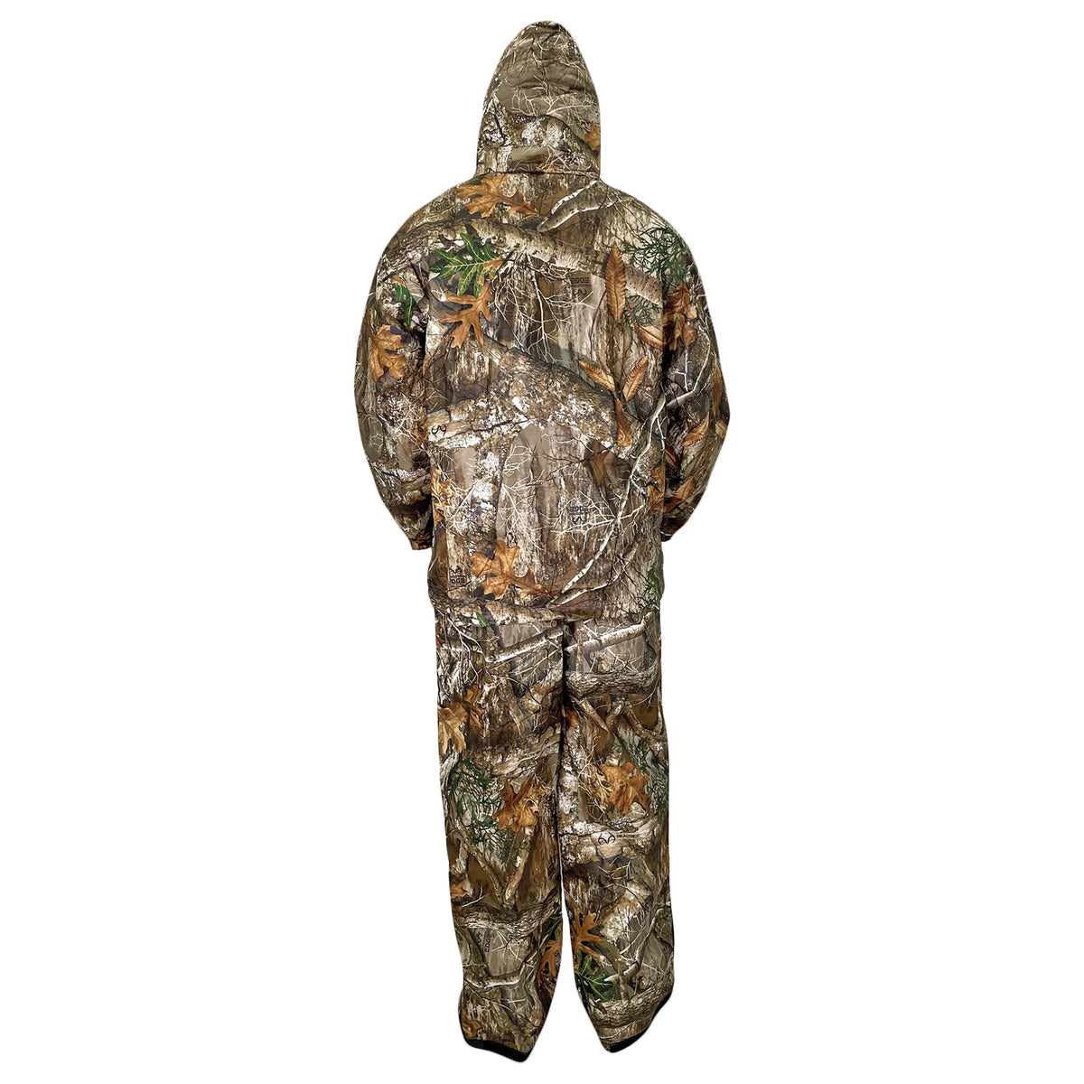 All-Purpose Rain Suit for Men, Waterproof Bi-Laminate Camo Pants &amp; Jacket, Realtree Edge, Size XL/2X