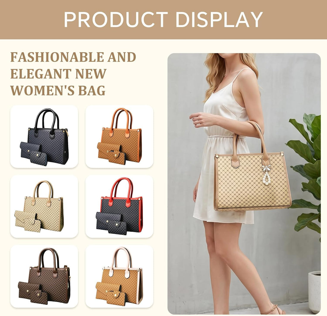Womens Purses and Handbags, Top Handle Satchel Shoulder Tote Bag