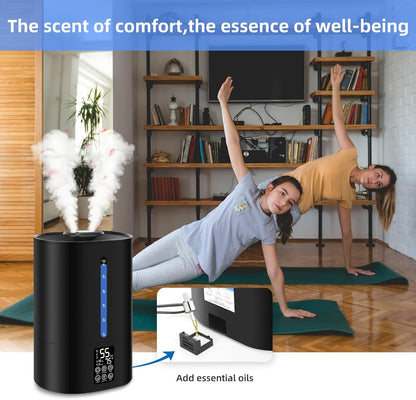 6L Warm &amp; Cool Mist Humidifiers for Bedroom,Large Room,Plants