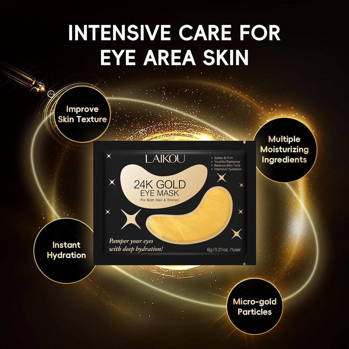 Korean Skin Care, Skin Care Set, Face Mask, Eye Mask, Lip Mask 20Pcs