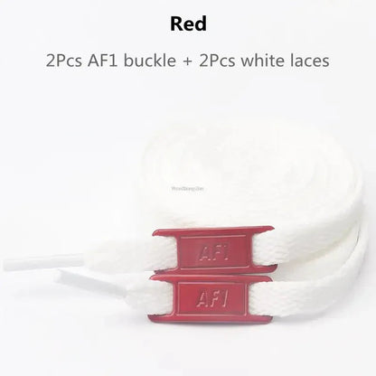 Original AF1 Shoelaces Combination White Flats Laces and Shoe Decoration Suit Sneaker Shoelace Air Force One Shoes Accessories