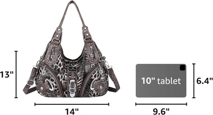 Angelkiss Hobo Purses and Handbags for Women Satchel Handbag Women Purses Large Daily Shoulder Bags