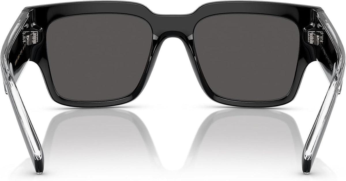 Dolce &amp; Gabbana DG6184-501/87 Sunglasses BLACK W/Dark GREY 52Mm