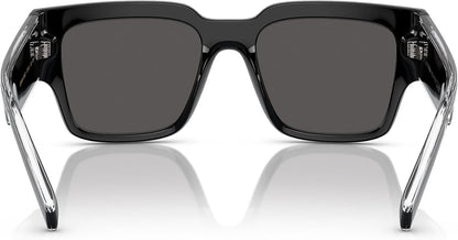 Dolce &amp; Gabbana DG6184-501/87 Sunglasses BLACK W/Dark GREY 52Mm