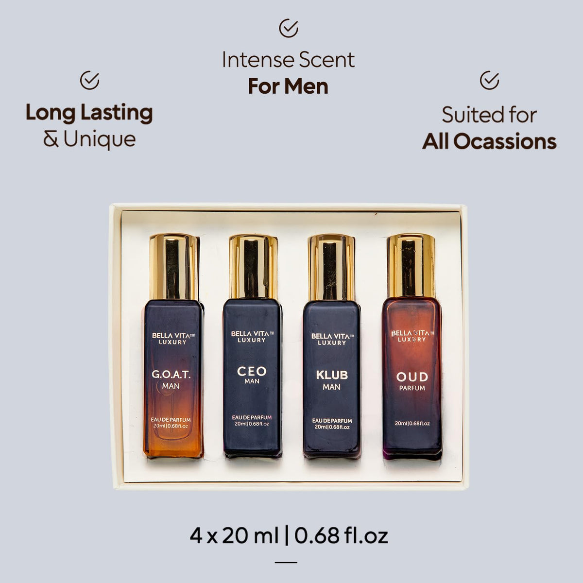 Bellavita Luxury CEO Man &amp; Mens Gift Set Perfume Cologne for Men Combo| Long-Lasting Men&