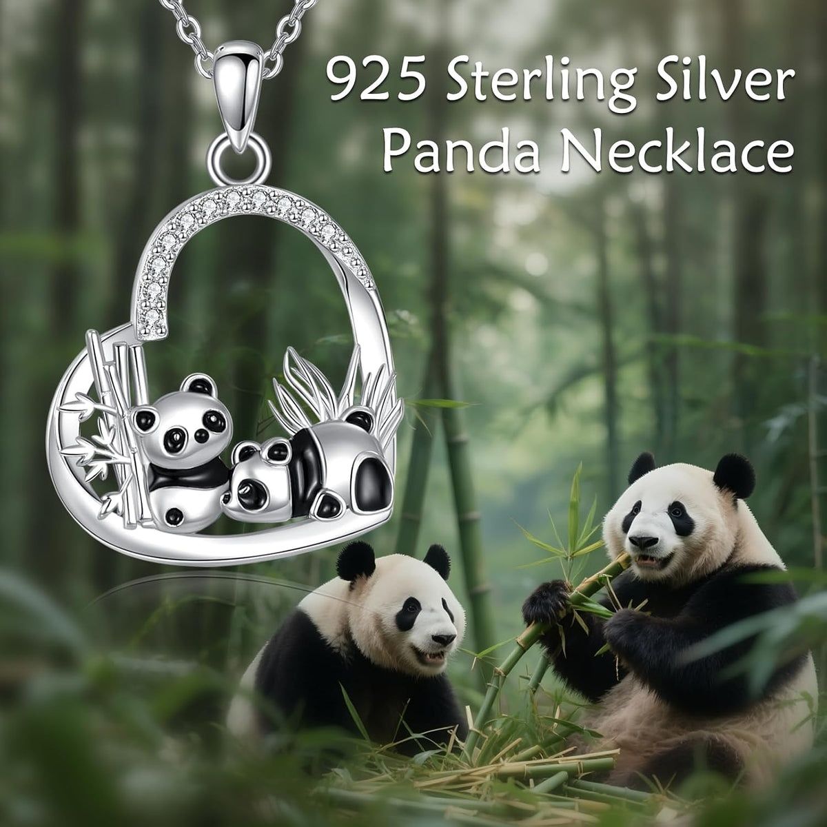 Bearded Dragon/Manatee/Lion/Possum/Mermaid/Bee/Wolf/Horseshoe/Mama Bear/Highland Cow/Guinea Pig/Panda 925 Sterling Silver Jewelry Gifts for Women