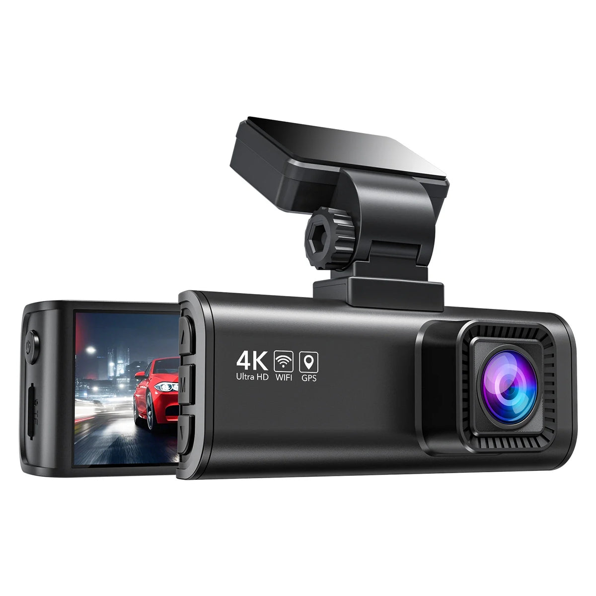Dash Cam Front and Rear, Dash Cam 4K with Wifi &amp; GPS, 4K/2.5K Front+1080P Rear Dashcam, Dash Camera with Night Vision, 3.18&