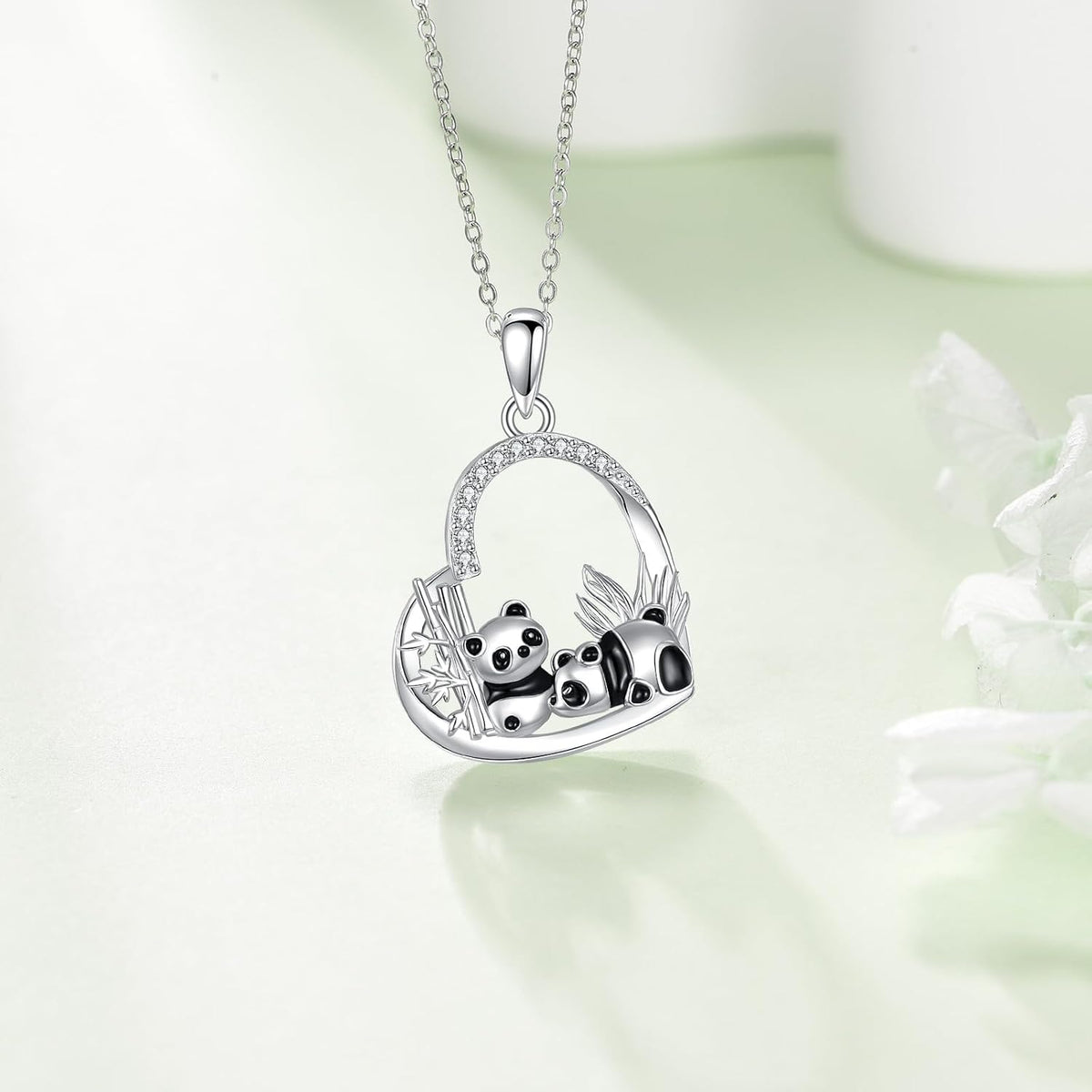 Bearded Dragon/Manatee/Lion/Possum/Mermaid/Bee/Wolf/Horseshoe/Mama Bear/Highland Cow/Guinea Pig/Panda 925 Sterling Silver Jewelry Gifts for Women