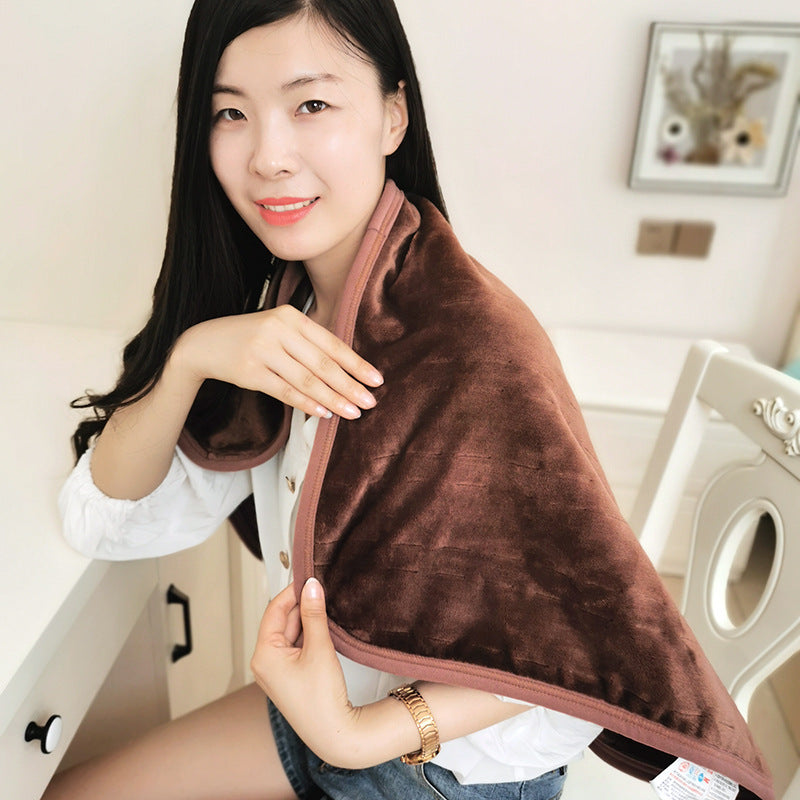 Electric Blanket, Small Single-Person Heating Blanket, Throw Blanket, Office Seat Cushion, Deer Pattern Heating Pad, Home Adjustable Warming Blanket