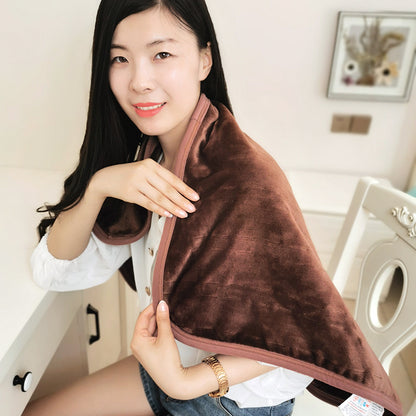 Electric Blanket, Small Single-Person Heating Blanket, Throw Blanket, Office Seat Cushion, Deer Pattern Heating Pad, Home Adjustable Warming Blanket
