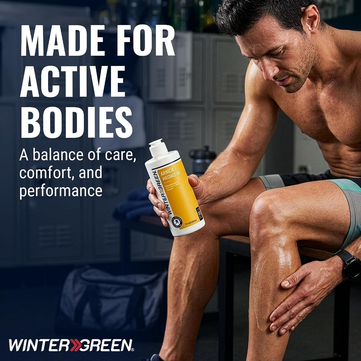 Arnica Massage Oil, Sports Therapy, Muscle Relief, 16.9 Oz