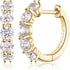 Gold Hoop Earrings for Women 14K Real Gold Plated Cubic Zirconia Diamond Hoop Earrings Huggie Hoop Earring Women Earrings Earring for Men 925 Sterling Silver Post Hypoallergenic